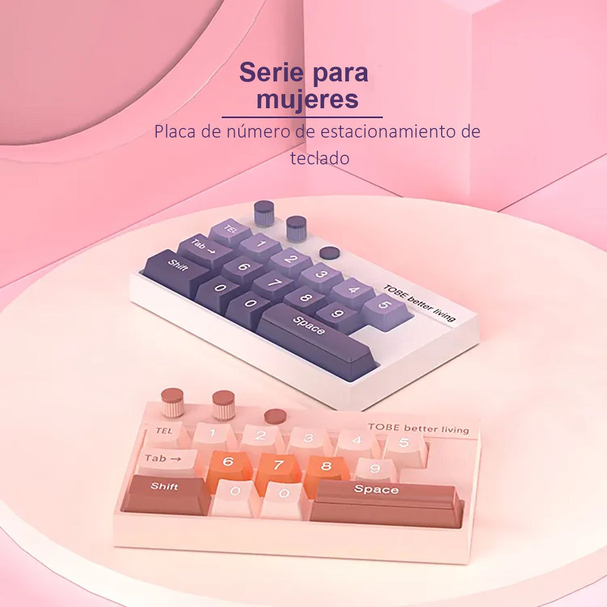 Placa de número temporal para estacionamiento, placa de teléfono para mover el vehículo, accesorios de lujo para coches, números creativos para el interior del coche.