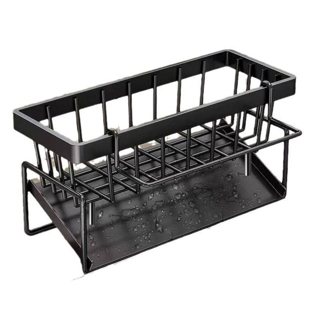 Nuevo estante de cocina para almacenamiento: soporte para paños, escurridor, organizador para esponjas y estropajos, apto para grifos y fregaderos.