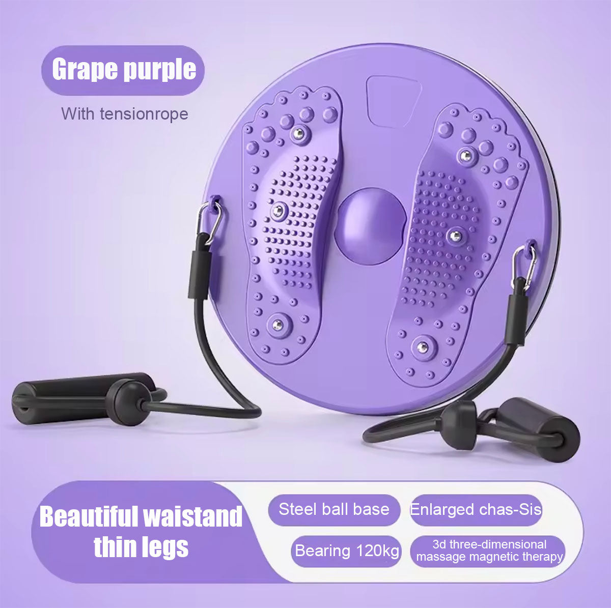 Cuerda de tracción magnética para adelgazar, disco de torsión para cintura, equipo de fitness para abdomen, aparato de ejercicios para oficina.