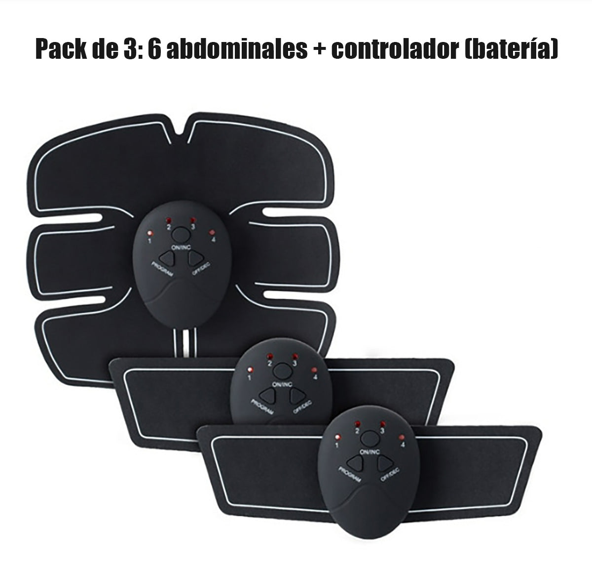 EMS dispositivo de abdominales recargable, máquina de tonificación abdominal para deporte y exteriores, aparato de entrenamiento muscular, la herramienta perfecta para abdominales sin esfuerzo.