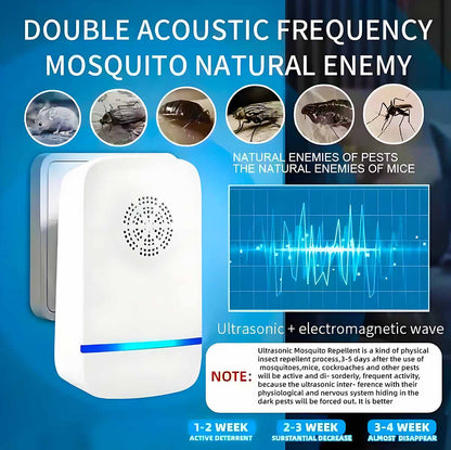“Repelente de mosquitos ultrasónico, repelente de roedores, repelente de insectos, dispositivo electrónico inteligente para el hogar, mata mosquitos, trampa para roedores, repelente de cucarachas y eliminador de ácaros.”