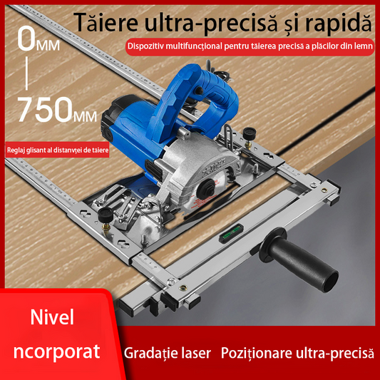 Dispozitiv de tăiere ultra-precis, placă de bază pentru mașinuțe de tăiat mici, fără fierăstrău manual, accesoriu multifuncțional pentru tâmplărie