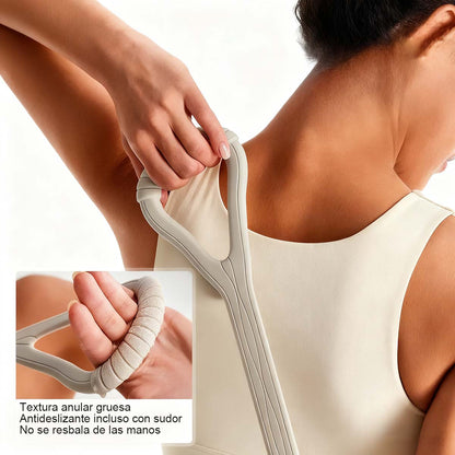 Tensor de resistencia en forma de 8 de silicona SLD – banda elástica para abrir la espalda, yoga y fitness, ideal para fortalecer y tonificar la espalda.