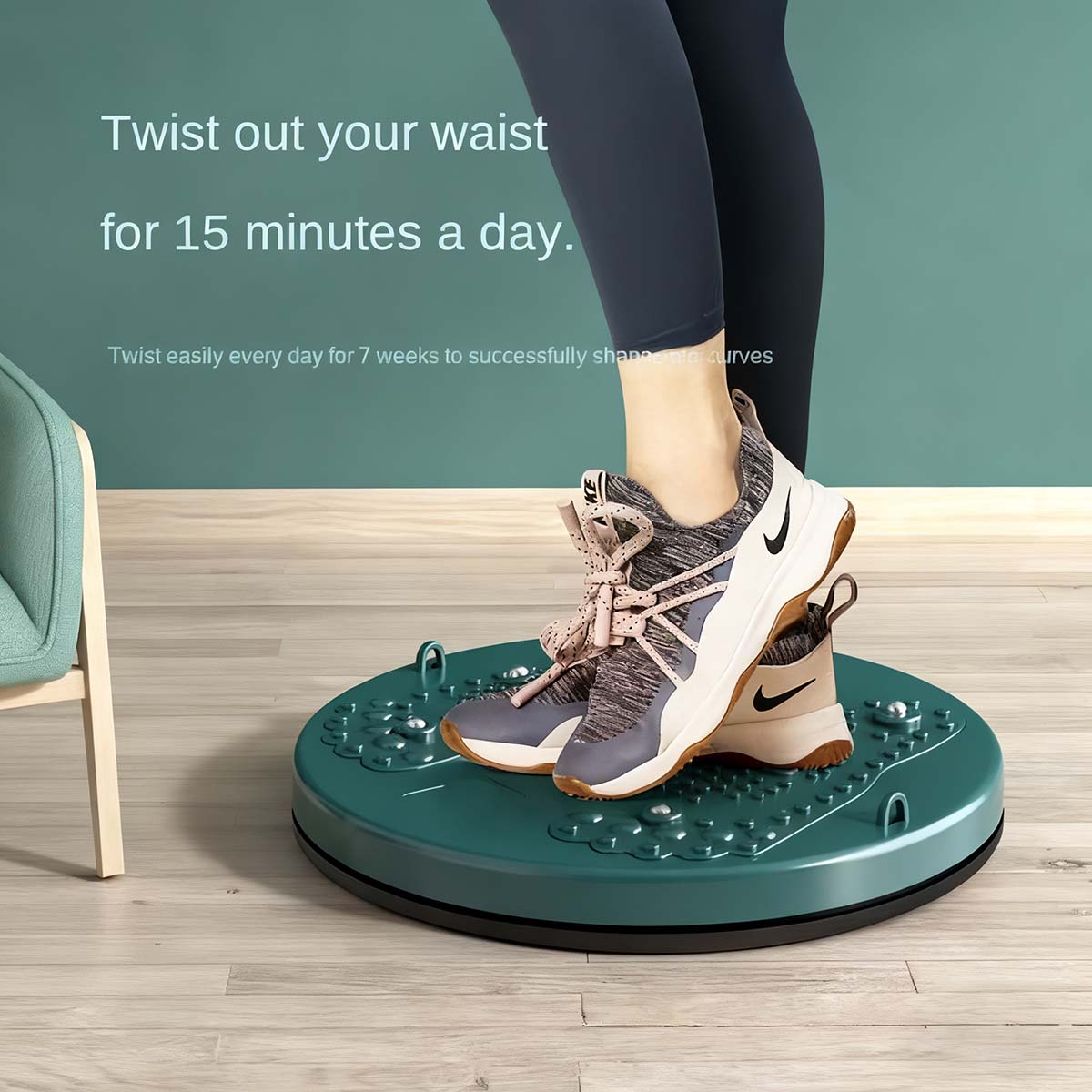 Cuerda de tracción magnética para adelgazar, disco de torsión para cintura, equipo de fitness para abdomen, aparato de ejercicios para oficina.