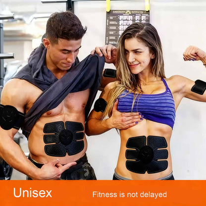 EMS dispositivo de abdominales recargable, máquina de tonificación abdominal para deporte y exteriores, aparato de entrenamiento muscular, la herramienta perfecta para abdominales sin esfuerzo.