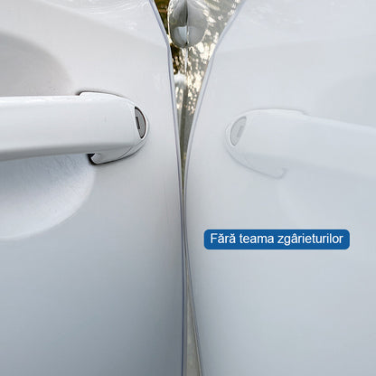 Bandă de protecție anticoliziune pentru ușa auto, protecție laterala anti-zgârieturi, bandă adezivă lucioasă pentru protecție.