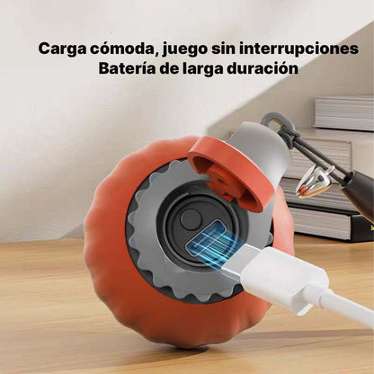 Nuevo juguete automático para gatos: pelota interactiva autoentretenimiento, con oruga peluda, ideal para divertir y estimular a tu mascota.