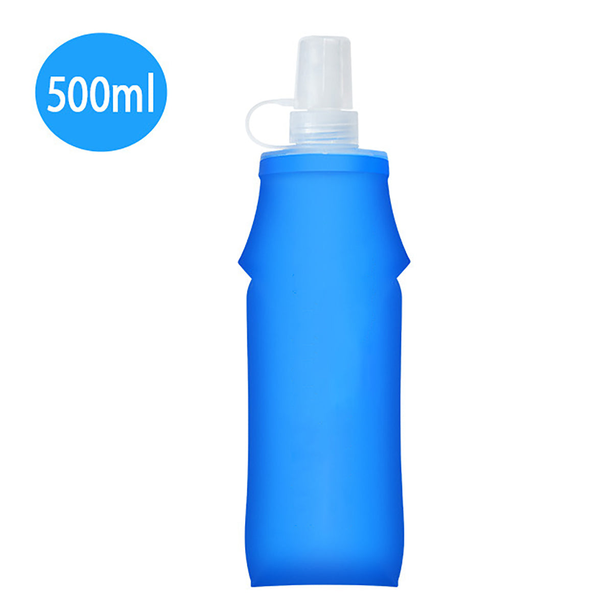 “Botella de agua blanda deportiva TPU, bolsa de agua plegable y portátil para correr, maratón, trail y actividades al aire libre.”
