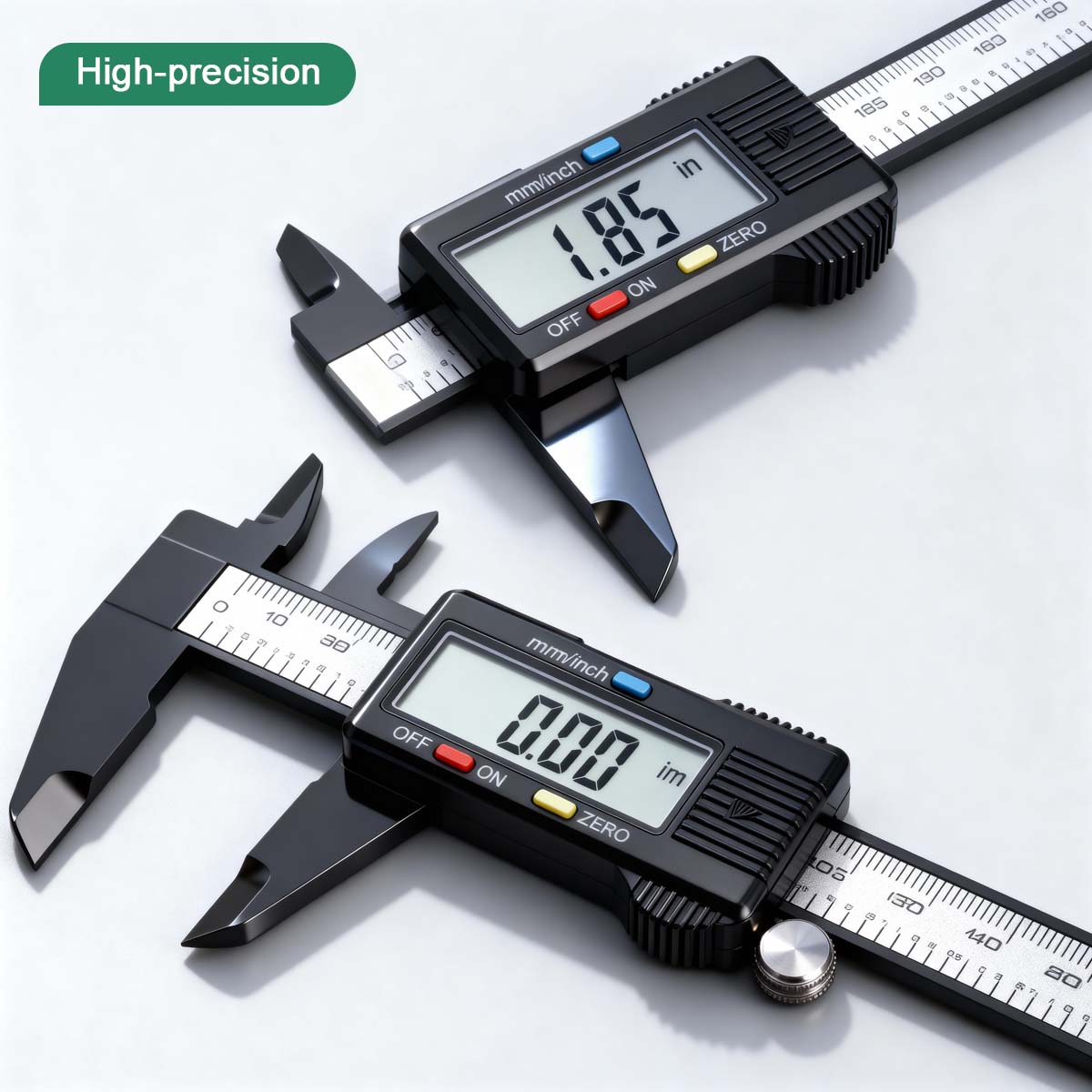 Calibrador digital de alta precisión con pantalla numérica, electrónico para joyería y artesanía, mini cinta métrica digital de plástico, marca Shengtaixin.