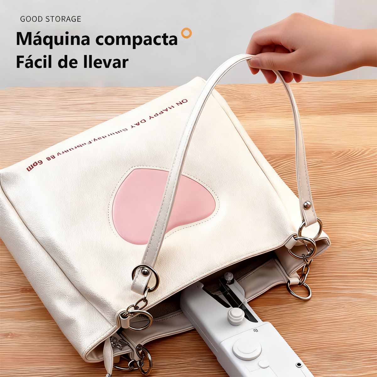 Máquina de Coser Portátil Mini a Pilas/USB - Multifunción para Viajes, Reparaciones Rápidas en Ropa, Denim y Manualidades