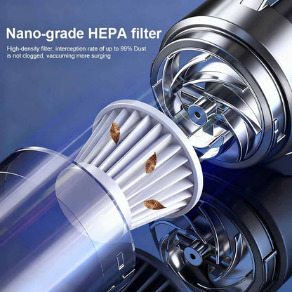 Aspiradora inalámbrica multifunción para coche, súper potente, de gran potencia, seca, portátil, recargable, mini y de mano.