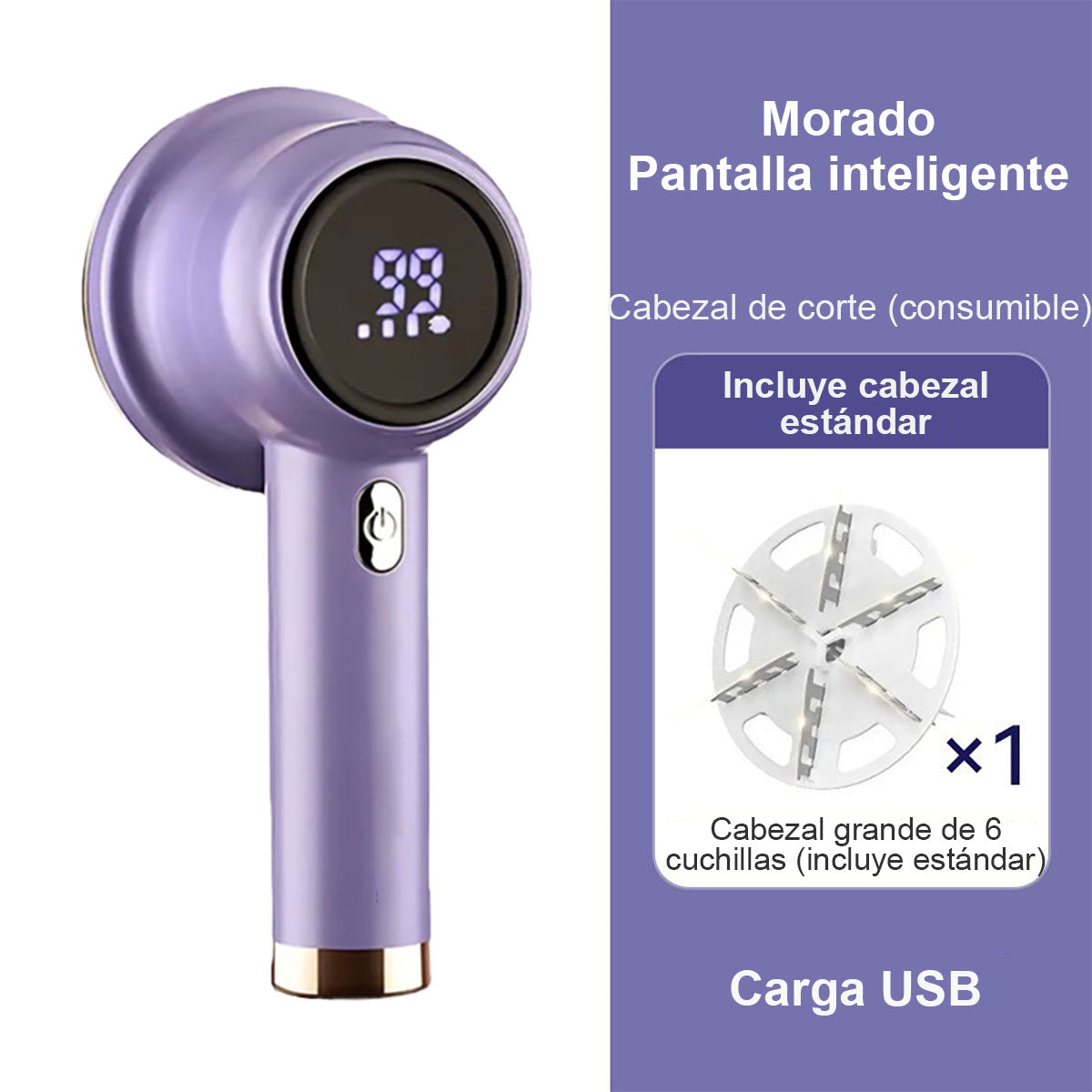 Afeitador de bolitas de tela eléctrico, removedor de pelusas USB recargable, máquina doméstica para quitar bolitas de suéteres y eliminar pelusa.