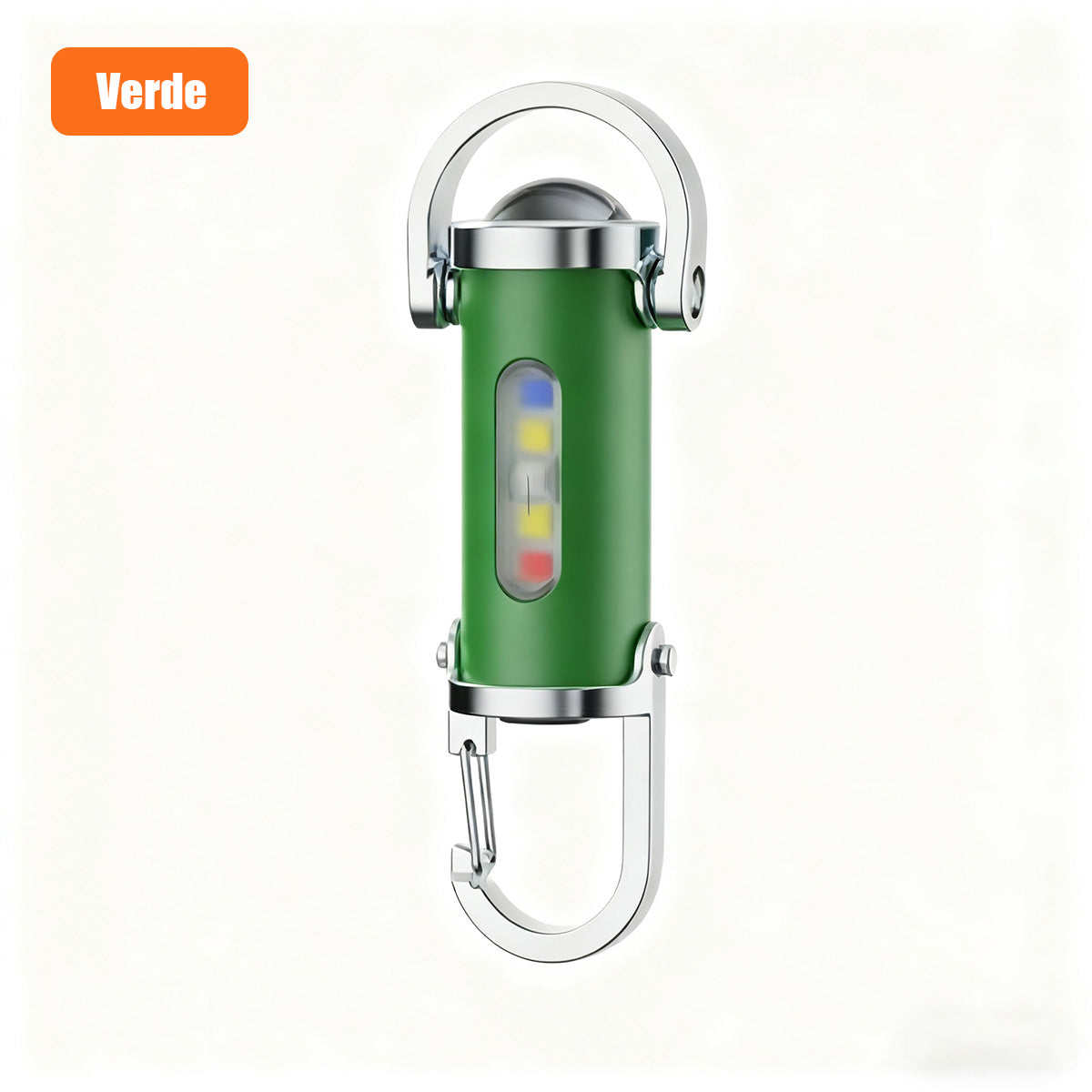 Linterna mini de bolsillo con llavero colgante portátil para exteriores, recargable y multiusos de emergencia