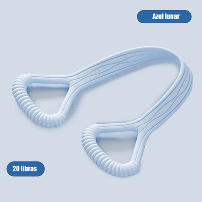 Tensor de resistencia en forma de 8 de silicona SLD – banda elástica para abrir la espalda, yoga y fitness, ideal para fortalecer y tonificar la espalda.