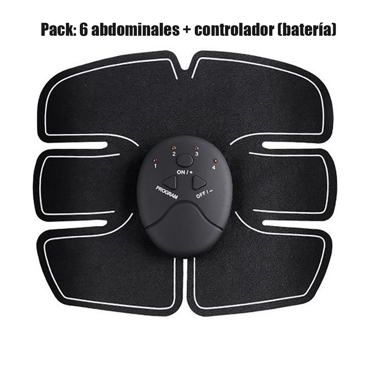EMS dispositivo de abdominales recargable, máquina de tonificación abdominal para deporte y exteriores, aparato de entrenamiento muscular, la herramienta perfecta para abdominales sin esfuerzo.