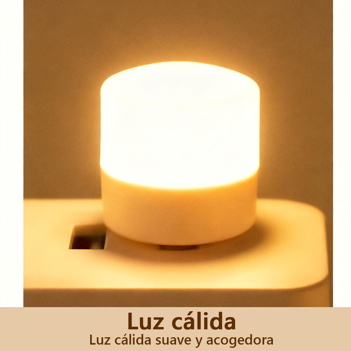 Lámpara de noche circular USB, mini y portátil, luz de ambiente creativa para mesita de noche, ideal para puestos de venta, dormitorio de estudiantes y luz protectora de ojos.